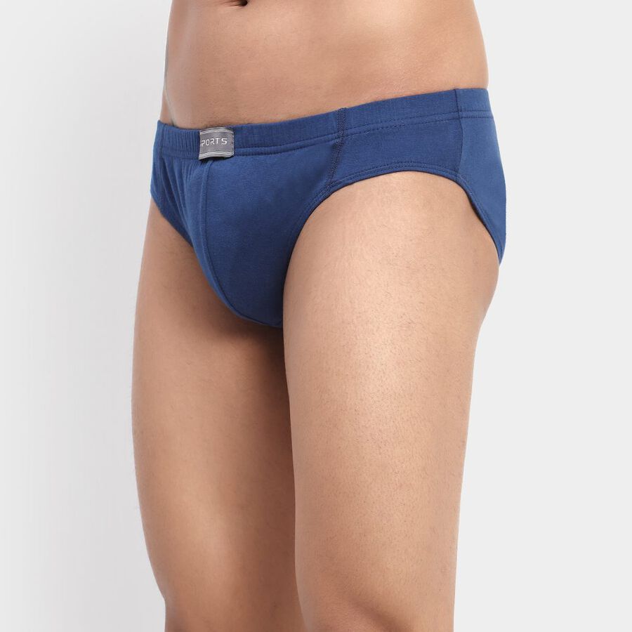 Men's Cotton Brief, Royal Blue, large image number null